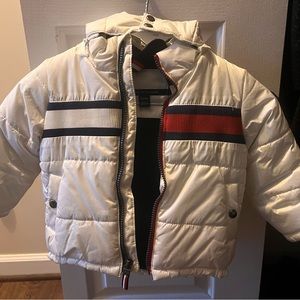 Infant Tommy Hilfiger jacket with hood